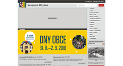 Desktop Screenshot of obecveverskabityska.cz